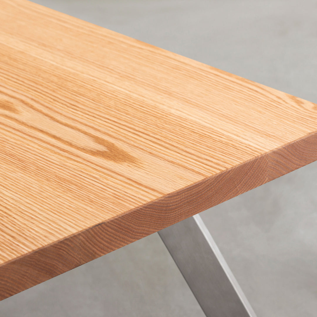 THE LOW TABLE / 無垢 レッドオーク × Stainless – KANADEMONO