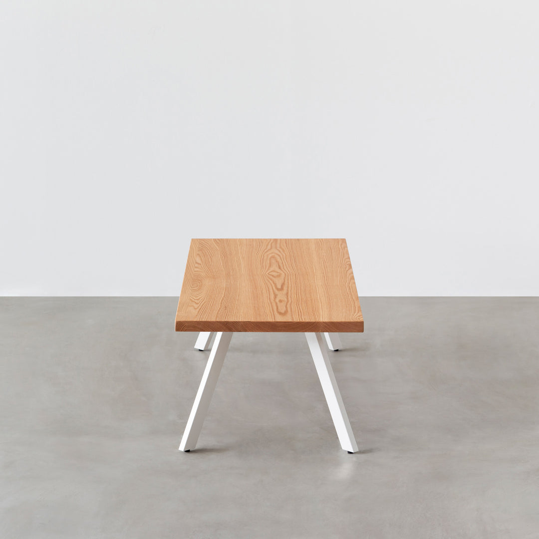 THE LOW TABLE / 無垢 レッドオーク × White Steel – KANADEMONO