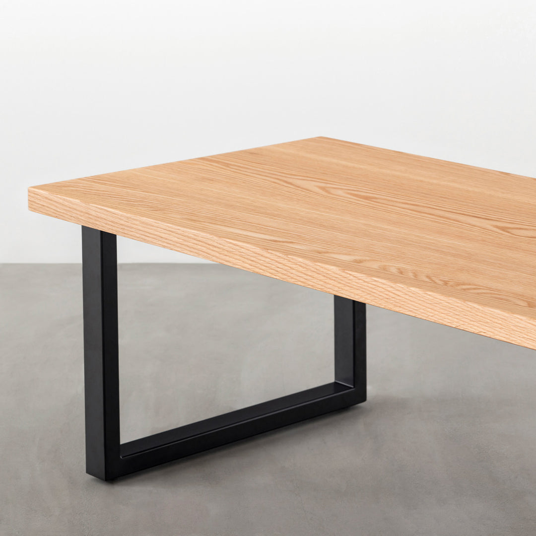 THE LOW TABLE / 無垢 レッドオーク × Black Steel – KANADEMONO