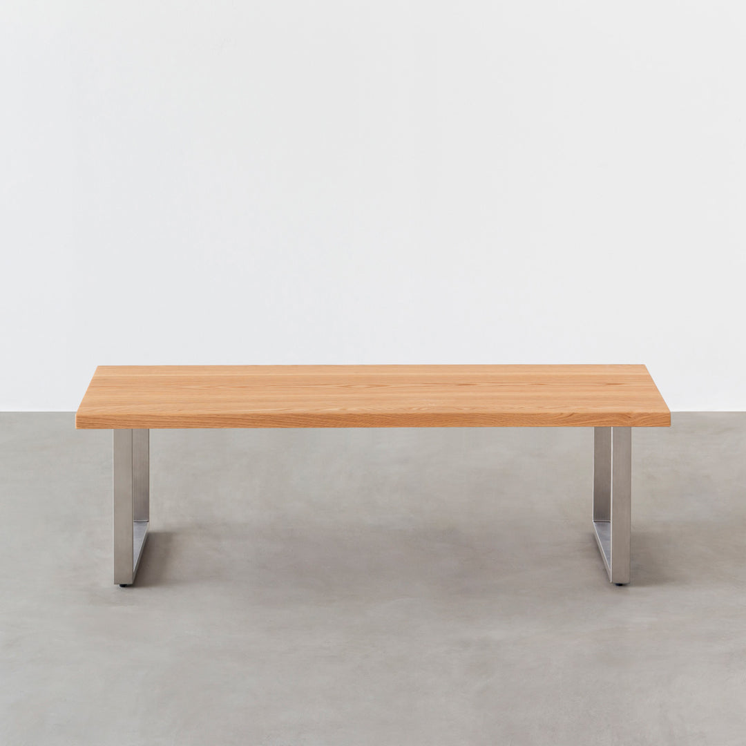 THE LOW TABLE / 無垢 レッドオーク × Stainless – KANADEMONO
