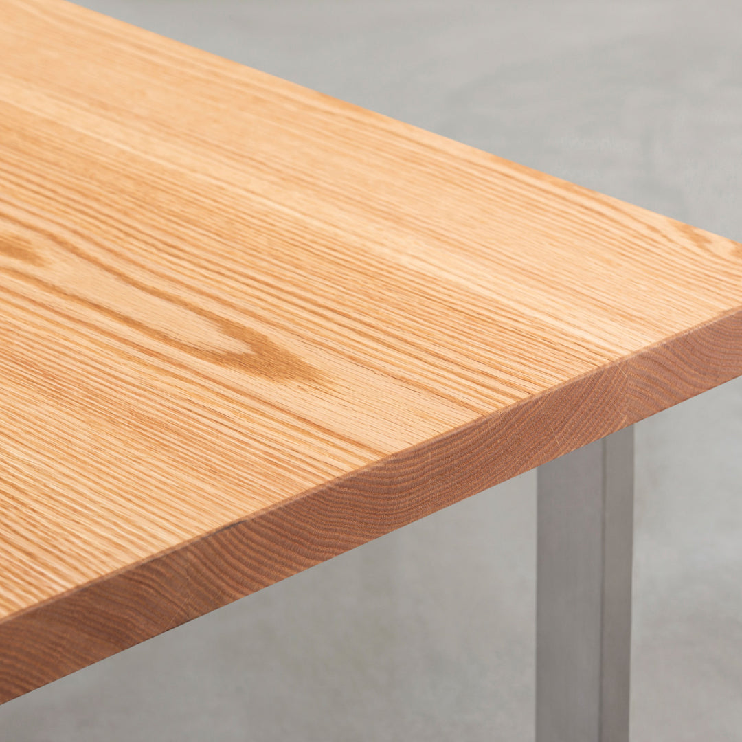 AcuHi　両側　テーブルレス　オーク　ありがとうございます！ THE LOW TABLE / 無垢 レッドオーク × Stainless – KANADEMONO