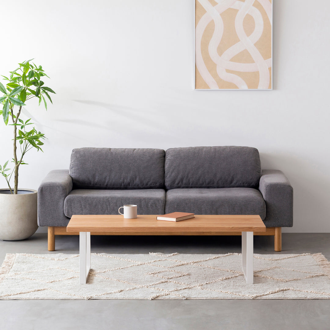 テーブルの面 THE LEGS / Low レクタングル × Black Steel / 2脚セット – KANADEMONO