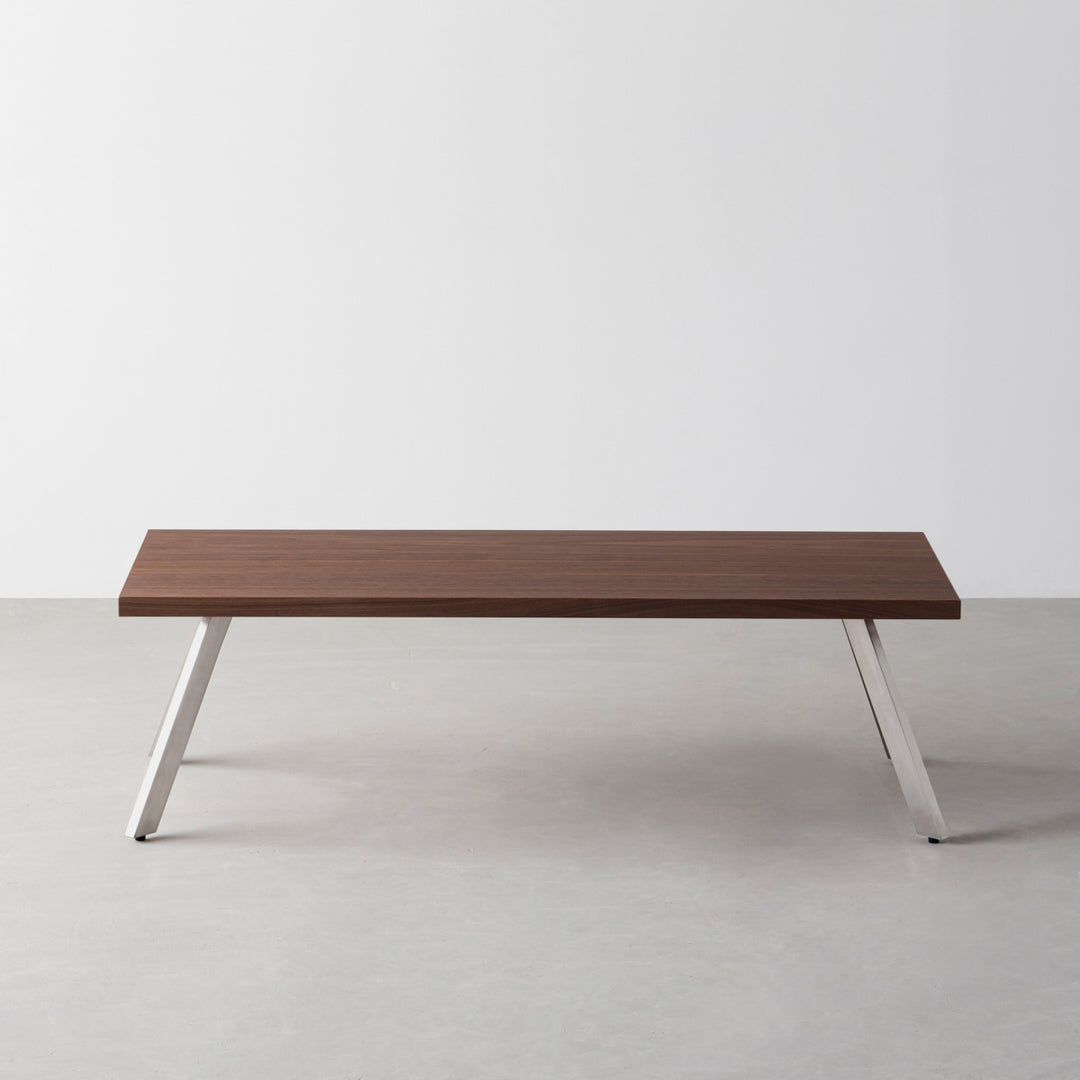 センターテーブル・ローテーブル KANADEMONO THE LOW TABLE THE LOW TABLE / リノリウム 全24色 × Black Steel – KANADEMONO