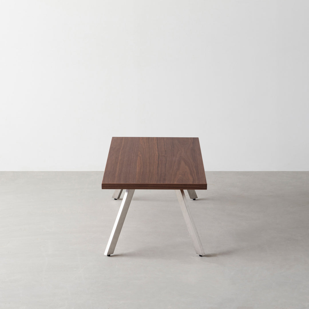 THE LOW TABLE / ウォルナット × Stainless – KANADEMONO