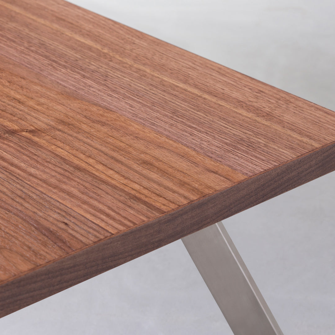 THE LOW TABLE / ウォルナット × Stainless – KANADEMONO