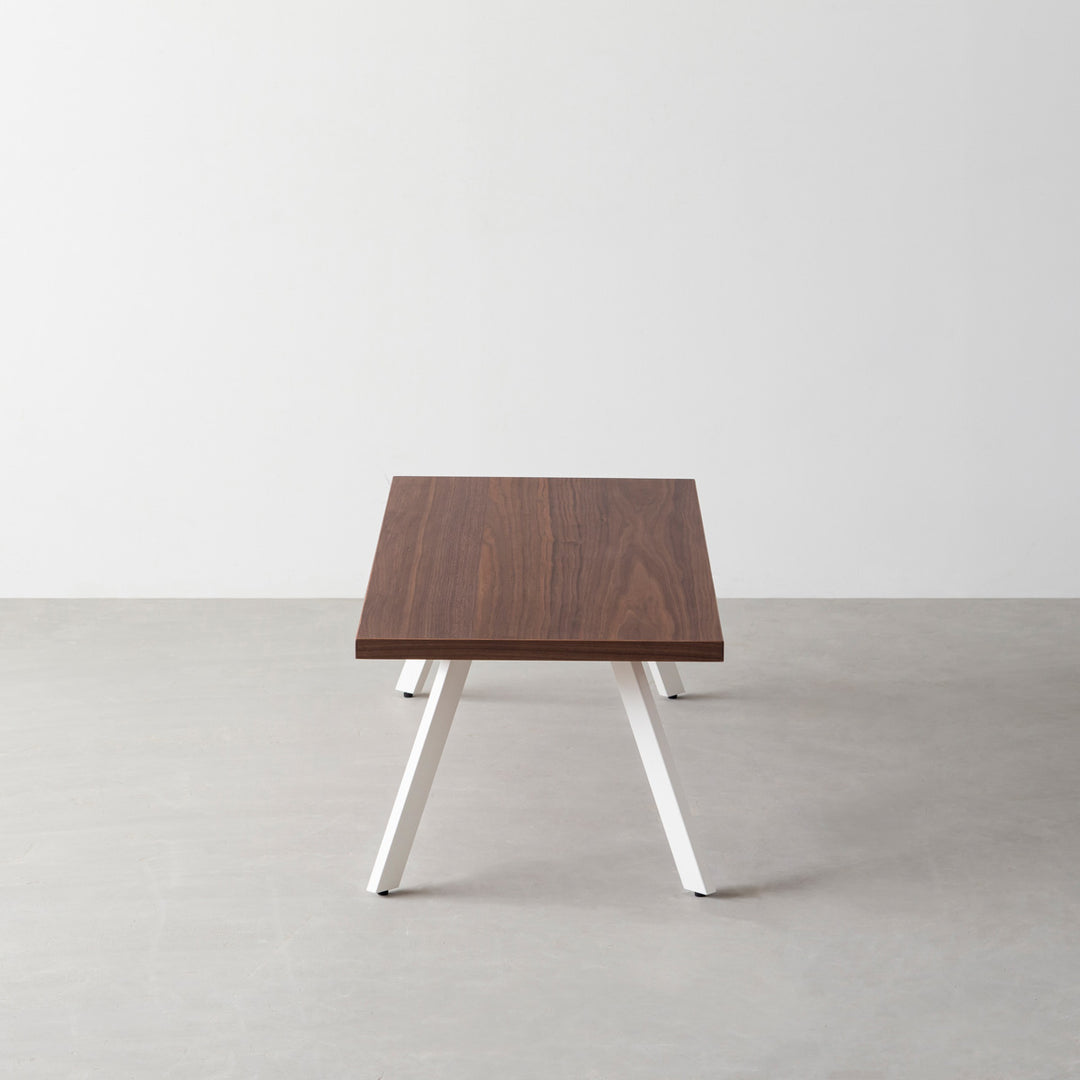 THE LOW TABLE / ウォルナット × White Steel – KANADEMONO