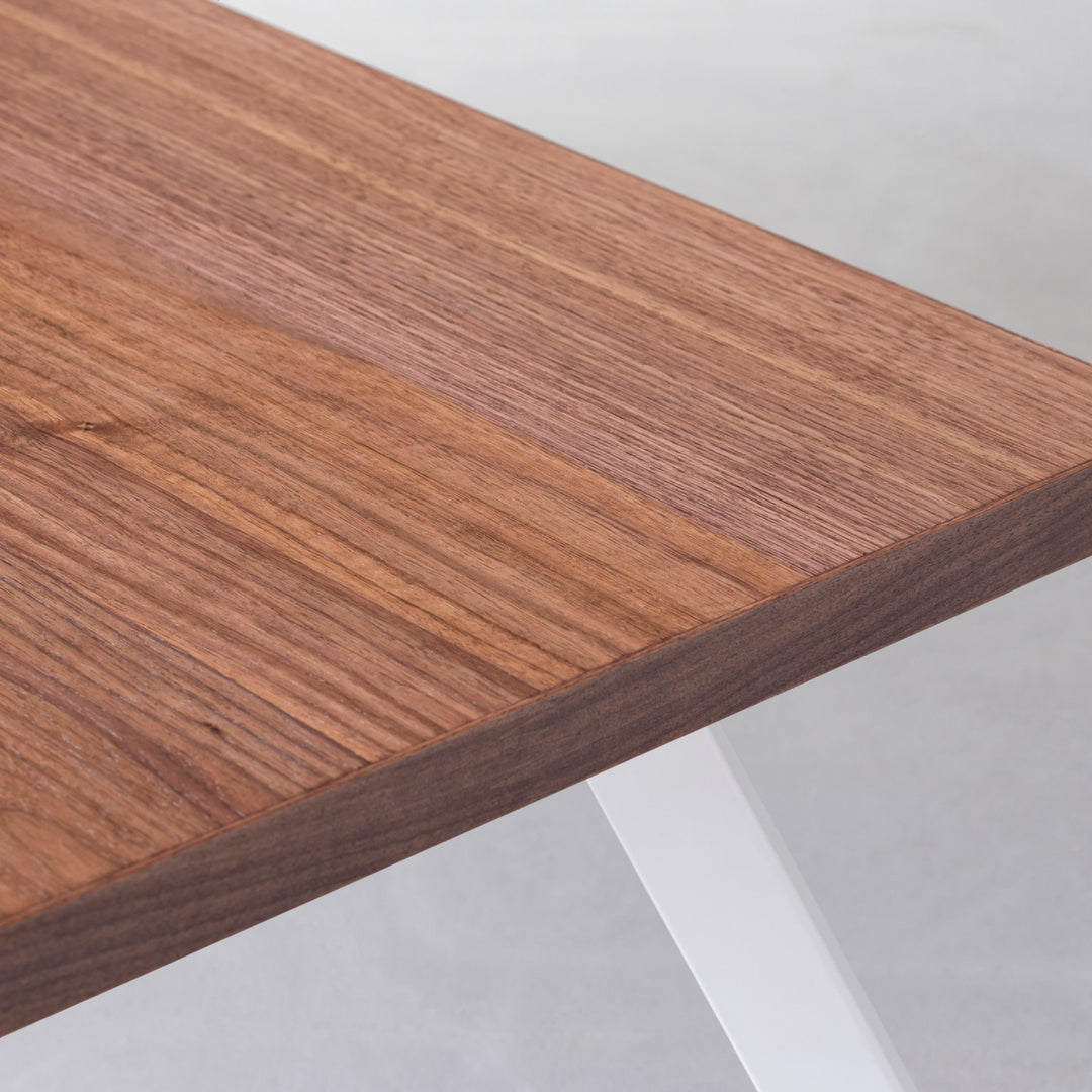 THE LOW TABLE / ウォルナット × White Steel – KANADEMONO