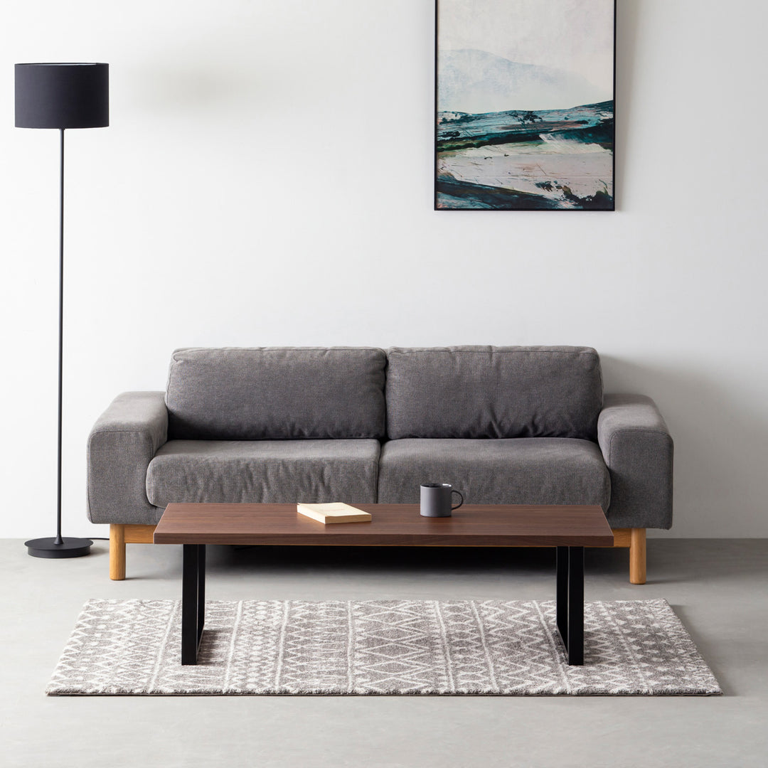 THE LOW TABLE / ウォルナット × Black Steel – KANADEMONO THE LOW TABLE / ウォルナット × Black Steel – KANADEMONO