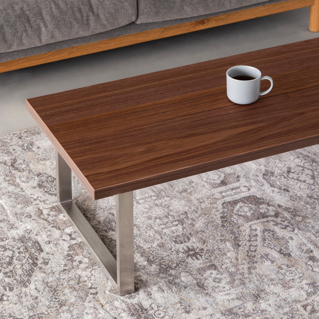 THE LOW TABLE / ウォルナット × Stainless – KANADEMONO