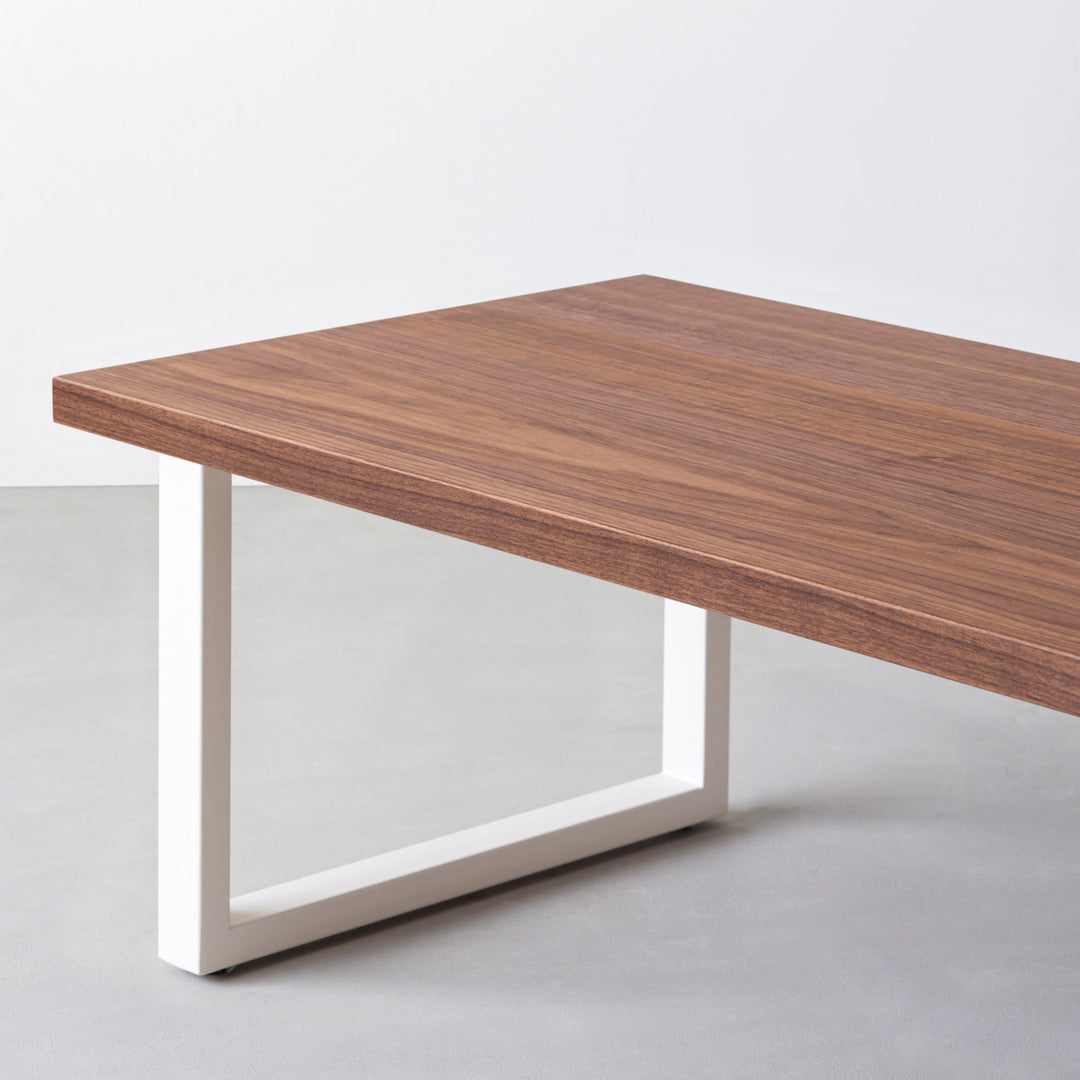 THE LOW TABLE / ウォルナット × White Steel – KANADEMONO