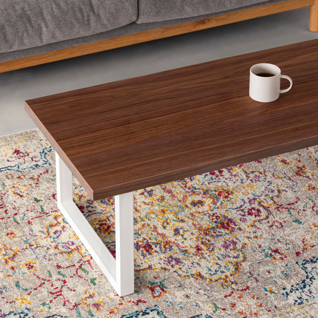 THE LOW TABLE / ウォルナット × White Steel – KANADEMONO