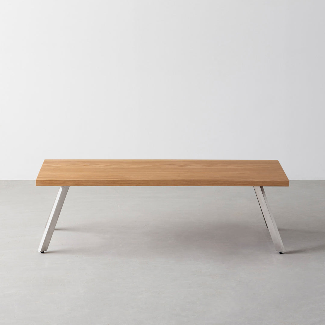 【KANADEMONO】THE LOW TABLE THE LOW TABLE / 無垢 杉 ヴィンテージスタイル × White Steel