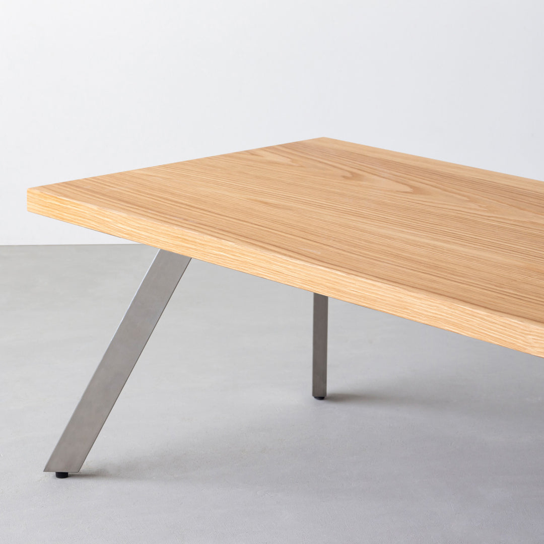 THE LOW TABLE / ホワイトオーク × Stainless – KANADEMONO