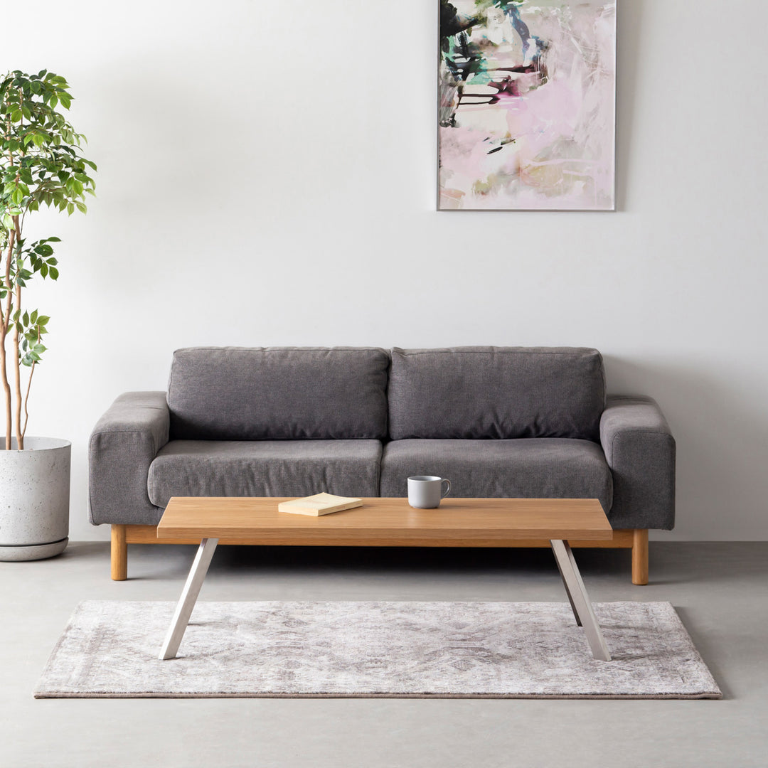 THE LOW TABLE / ホワイトオーク × Stainless – KANADEMONO