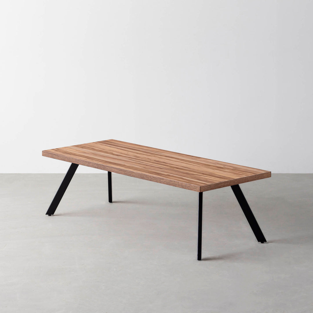 THE LOW TABLE / サテンウォルナット × Black Steel – KANADEMONO