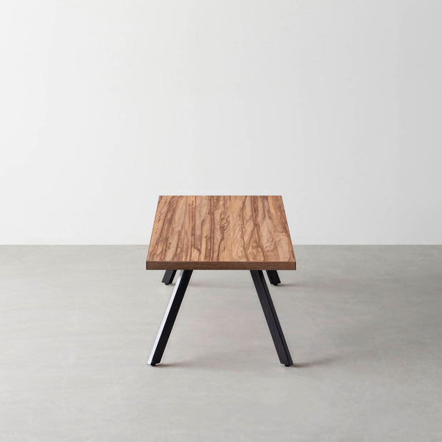 THE LOW TABLE / サテンウォルナット × Black Steel – KANADEMONO