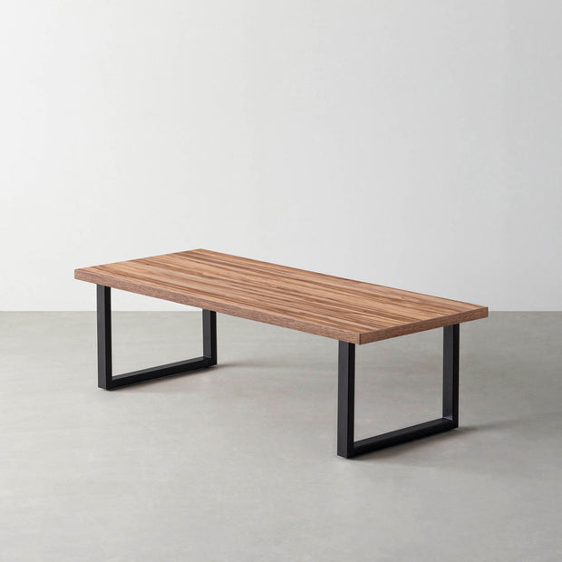 THE LOW TABLE / サテンウォルナット × Black Steel – KANADEMONO