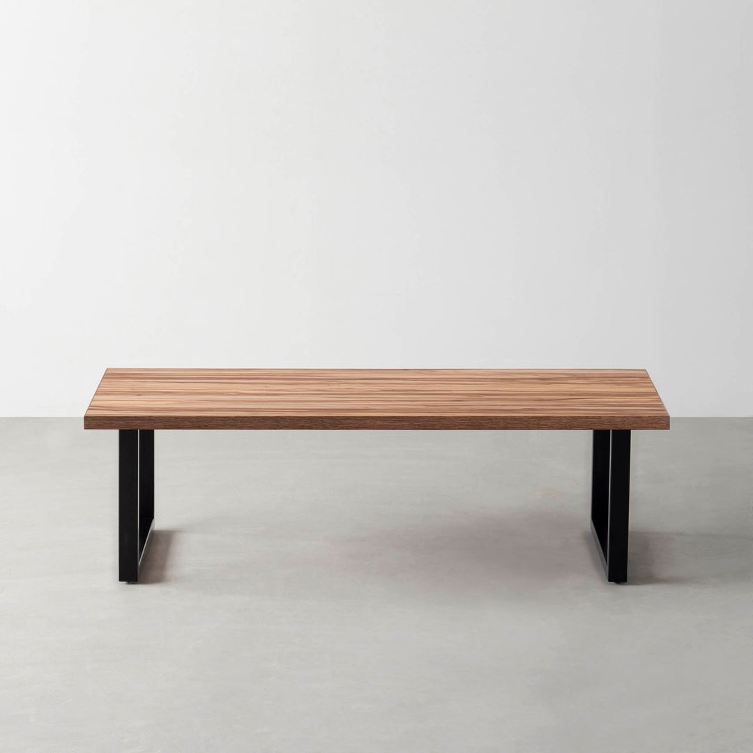 THE LOW TABLE / サテンウォルナット × Black Steel – KANADEMONO