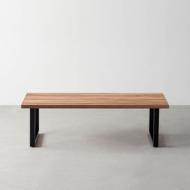 THE LOW TABLE / サテンウォルナット × Black Steel – KANADEMONO