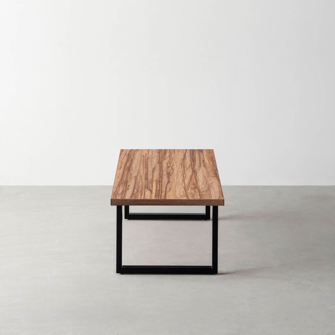THE LOW TABLE / サテンウォルナット × Black Steel – KANADEMONO