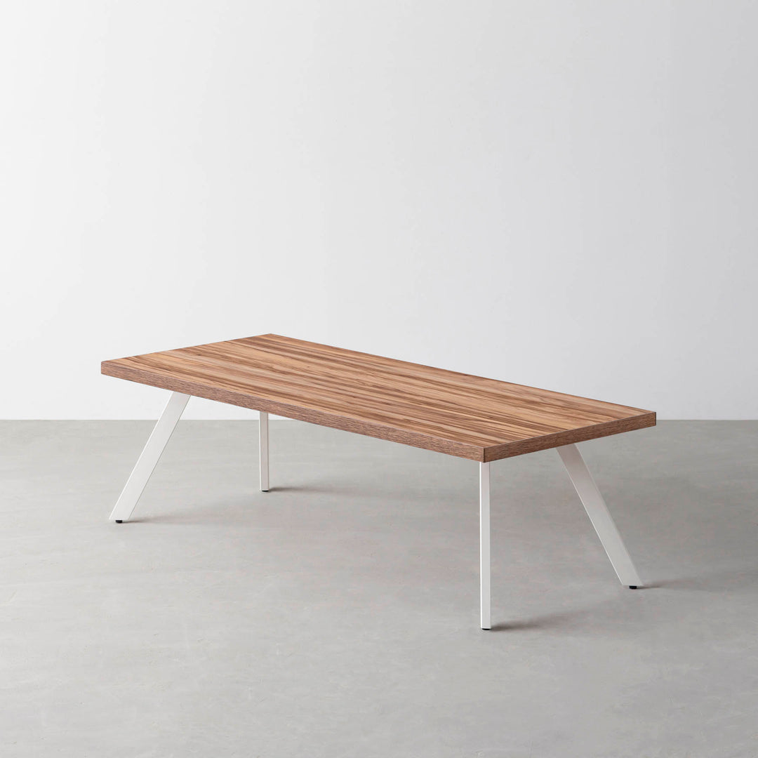 THE LOW TABLE / サテンウォルナット × White Steel – KANADEMONO