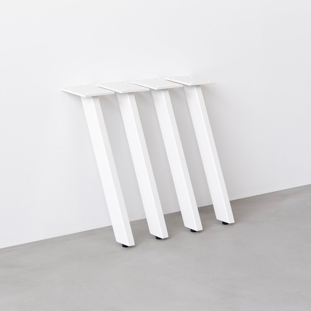 THE LEGS / Low tube pin × White Steel / 4本セット – KANADEMONO