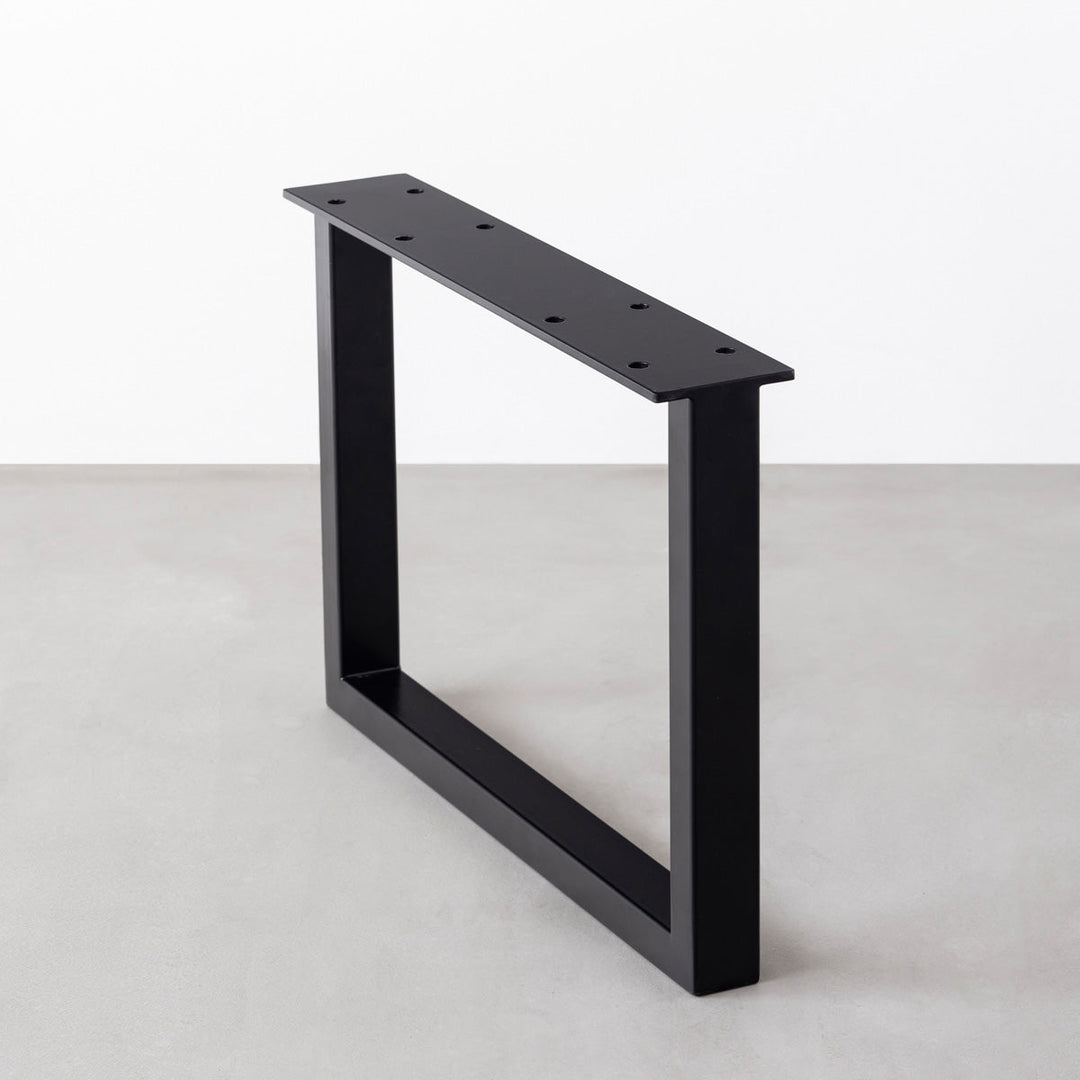 THE LOW TABLE / ラバーウッド ブラックブラウン × Black Steel