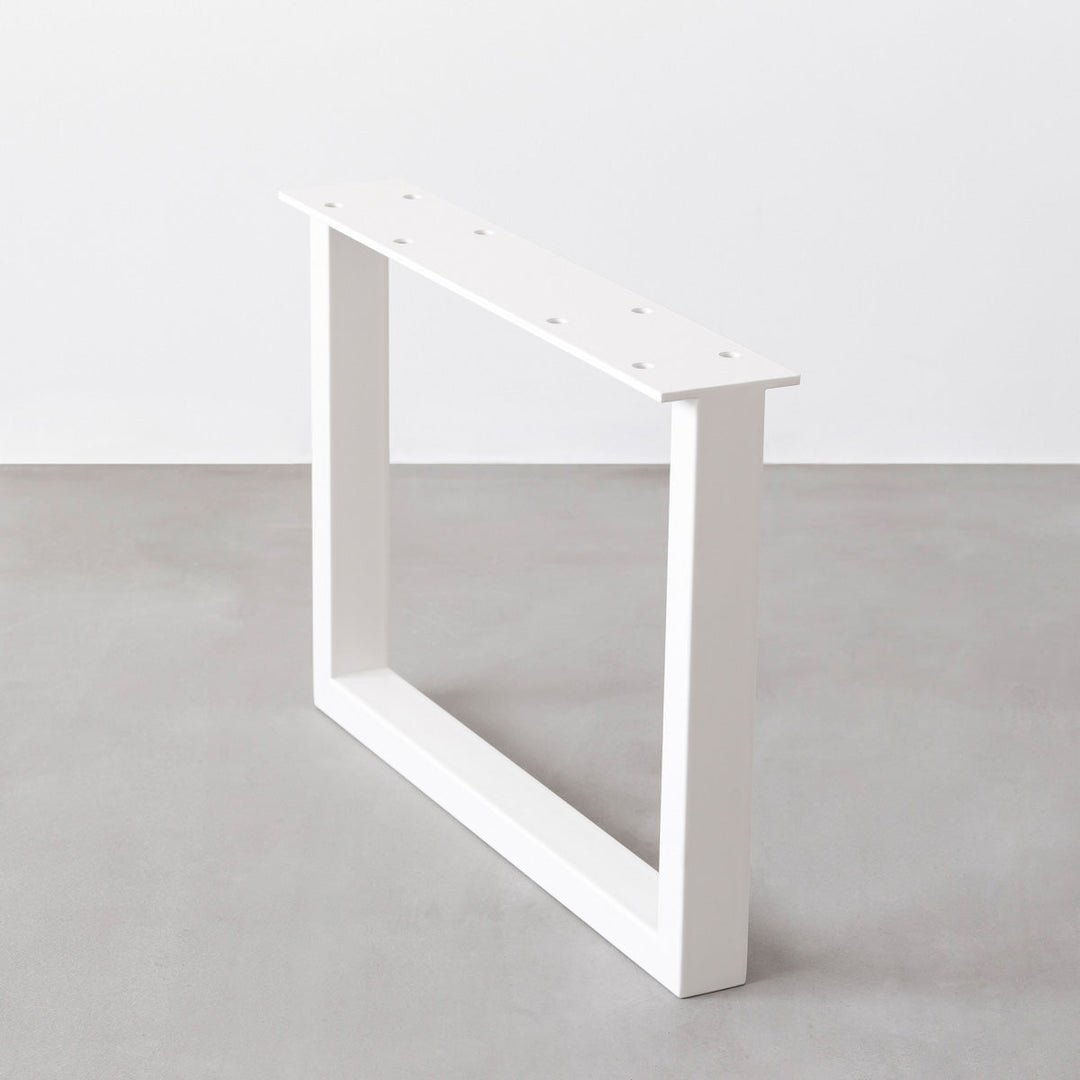 THE LOW TABLE / ラバーウッド ナチュラル × White Steel