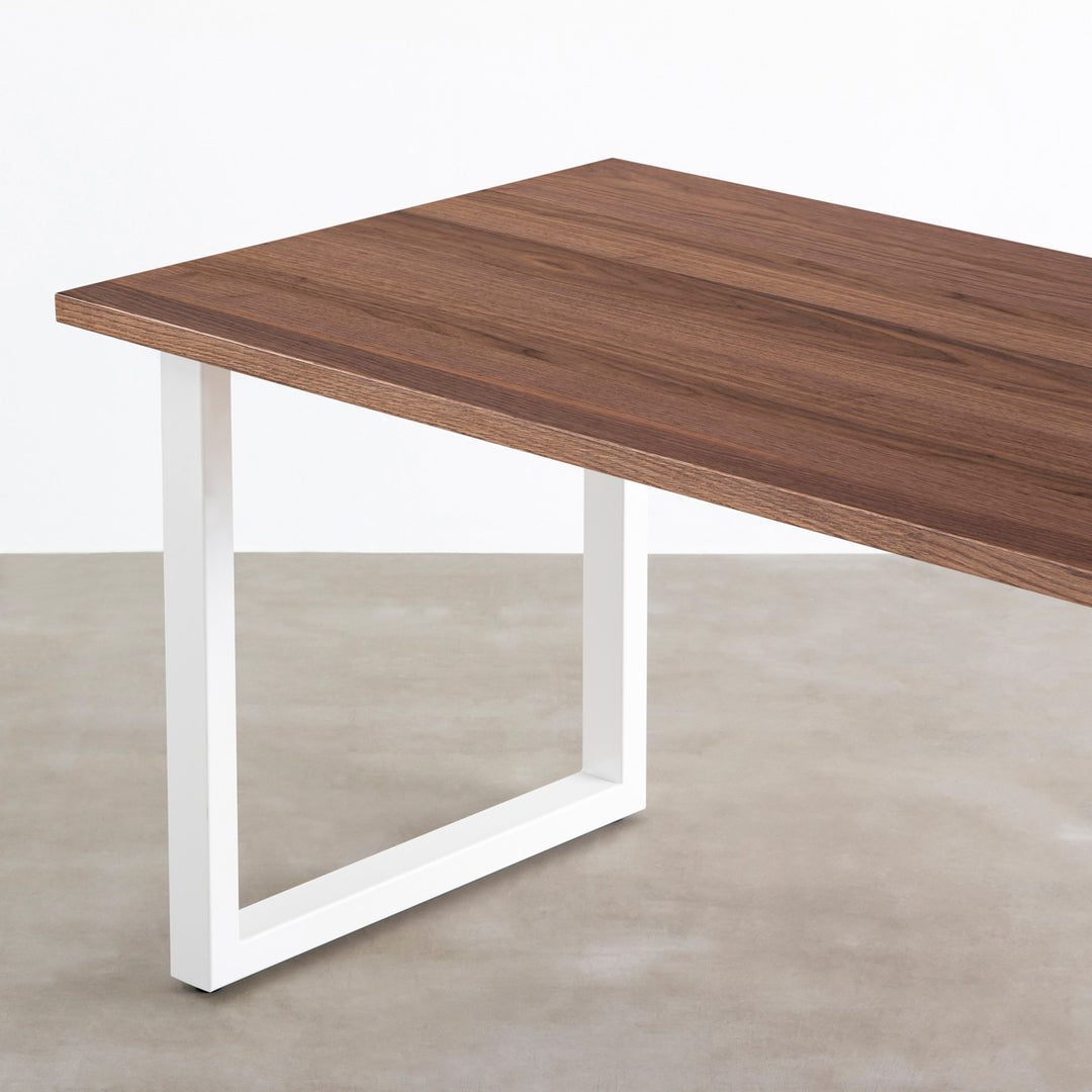 THE TABLE / ウォルナット × White Steel – KANADEMONO