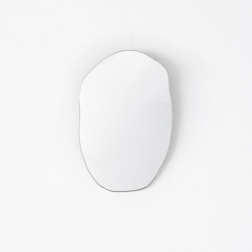 Puddle - Wave ステンドグラス技法を使った ウォールミラー 17.5