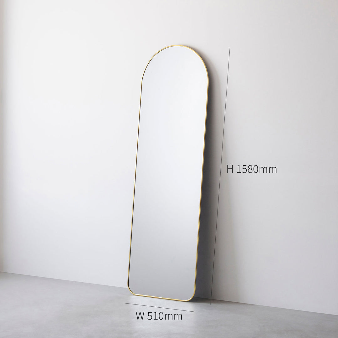 Hubba Arched Leaning Mirror アーチフレーム スタンドミラー