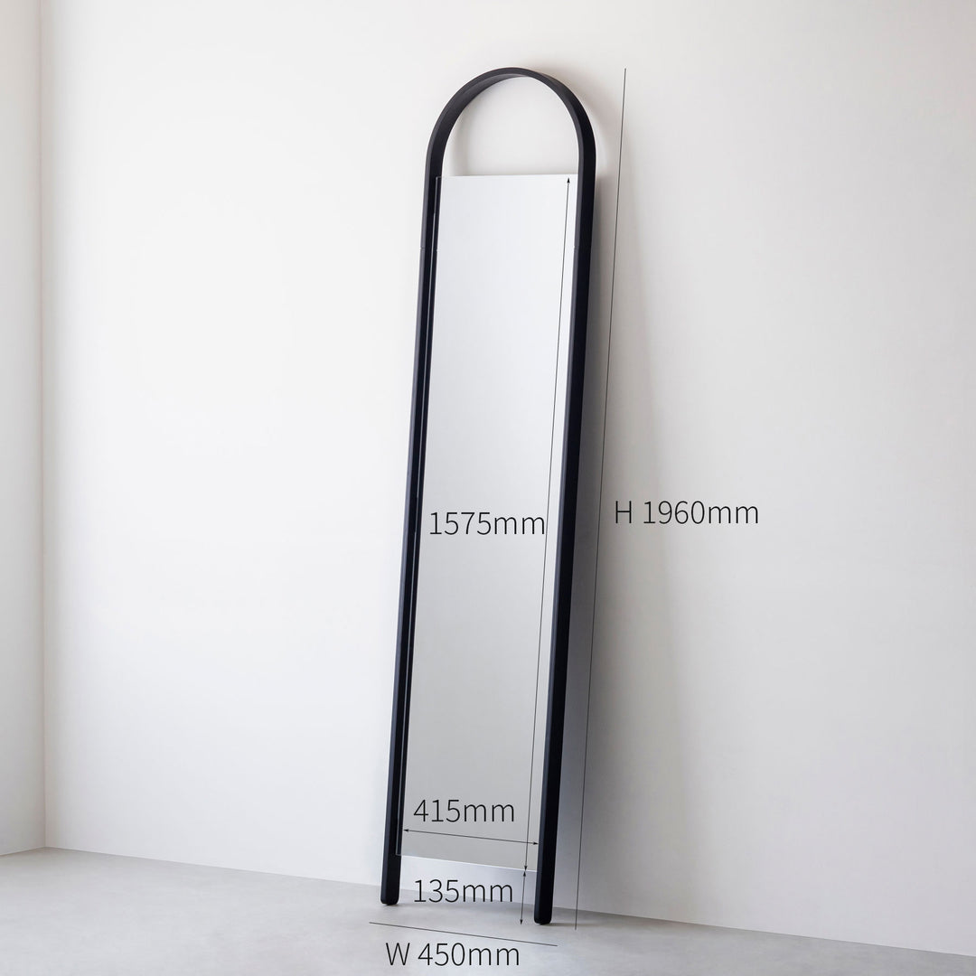 Bellwood Leaning Mirror 曲木フレーム スタンドミラー – KANADEMONO