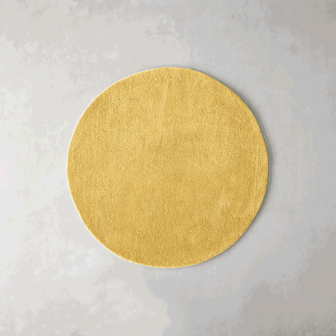 THE RUG crafted with MIYOSHI RUG / ONE COLOR × ROUND 全50色