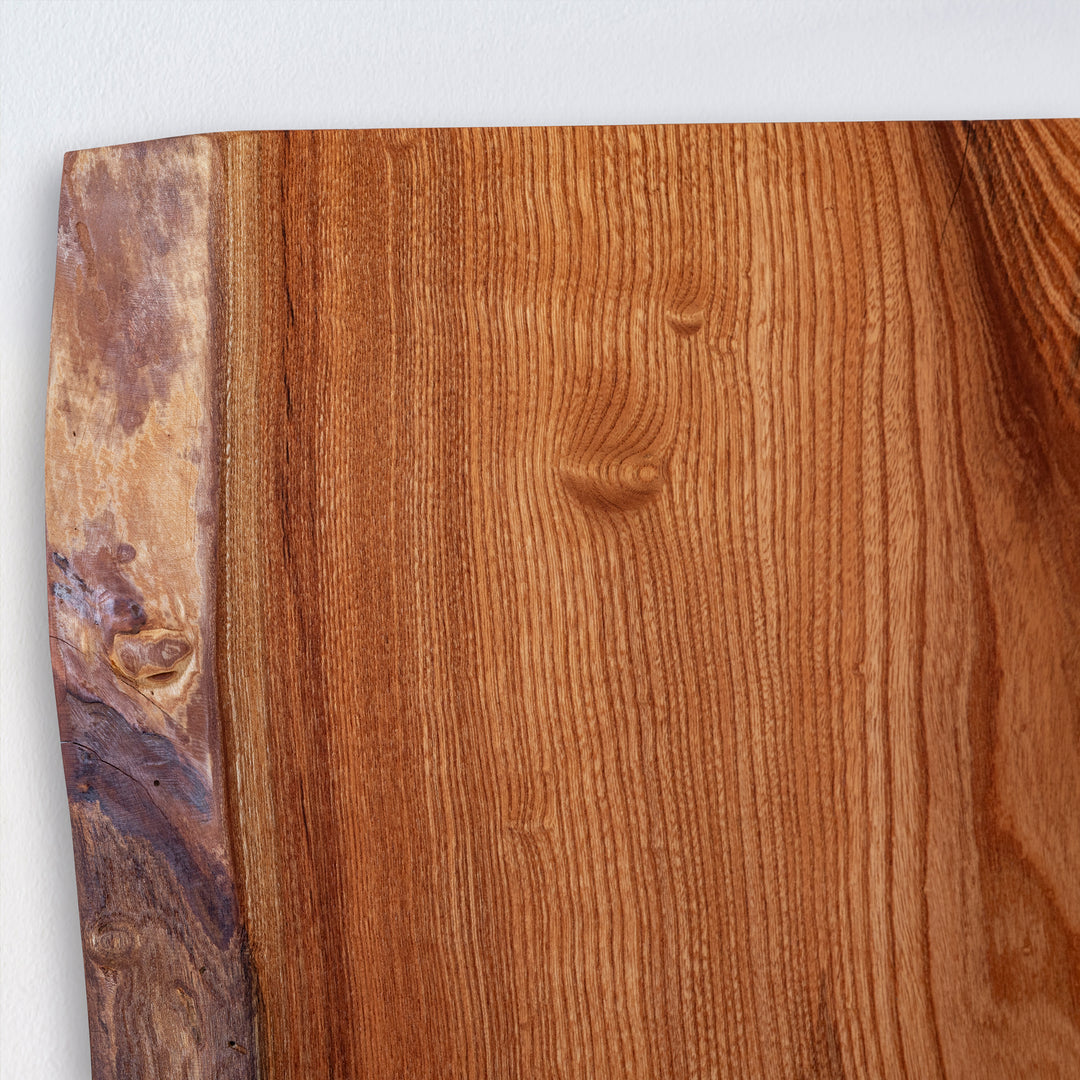 一枚板 / ケヤキ #0032 670 × 365 ~ 590 mm – KANADEMONO