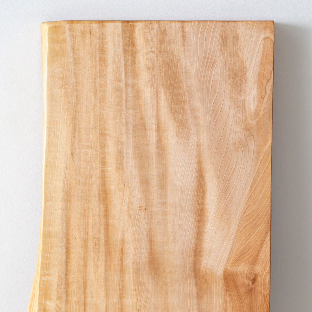 一枚板 / トチ #0017 ベンチにぴったりの末広がりな天板 790 × 345