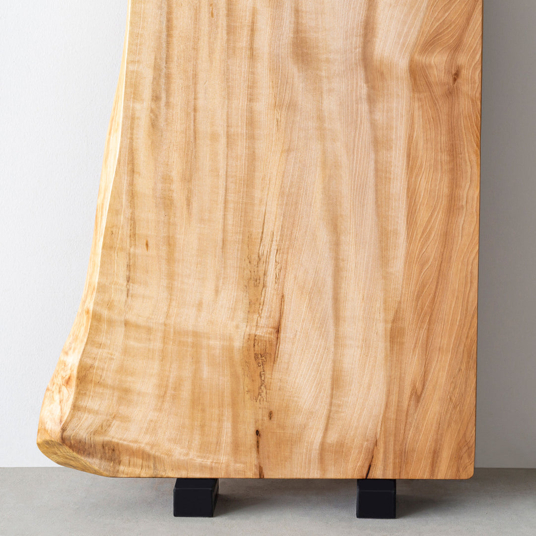 一枚板 / トチ #0017 ベンチにぴったりの末広がりな天板 790 × 345