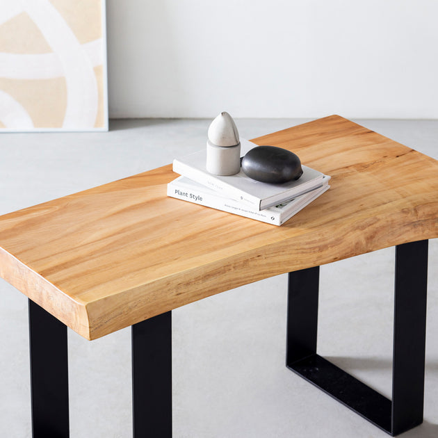 一枚板 / トチ #0017 ベンチにぴったりの末広がりな天板 790 × 345