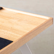 THE LOW TABLE / インド産 黒みかげ石 × ラバーウッド × Stainless