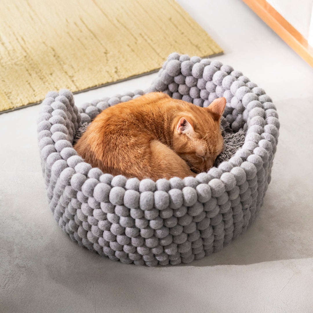 Slow - Living ウール製 ハンドメイド ペットベッド – KANADEMONO