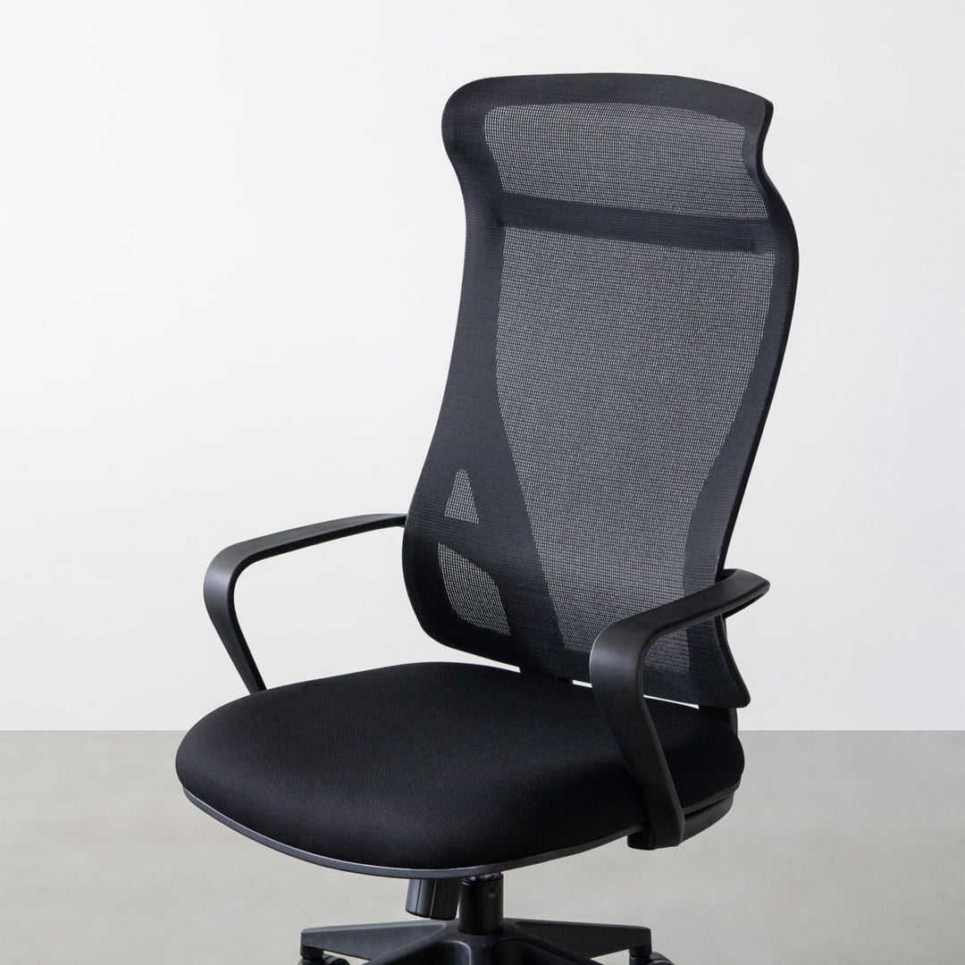 Flex - Comfort リクライニングできる メッシュ デスクチェア