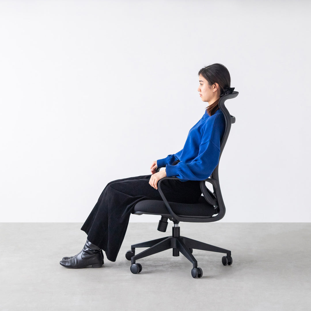 Flex - Comfort リクライニングできる メッシュ デスクチェア