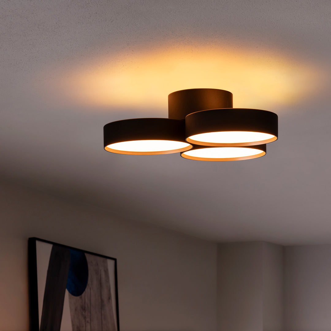 調光機能付き 3灯 シーリングライト 8畳 – KANADEMONO