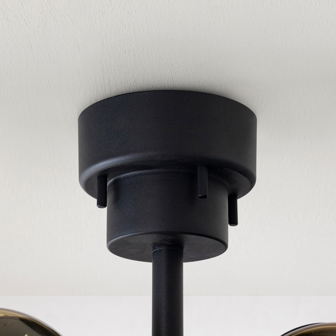 ノスタルジックなガラスボール シーリングライト 3灯タイプ