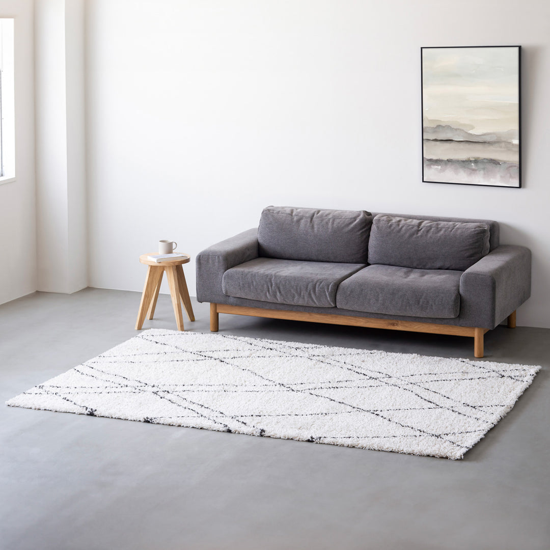 KANADEMONO Rug　160×230 Fluffy Beni Ourain Rug 160×230 – KANADEMONO