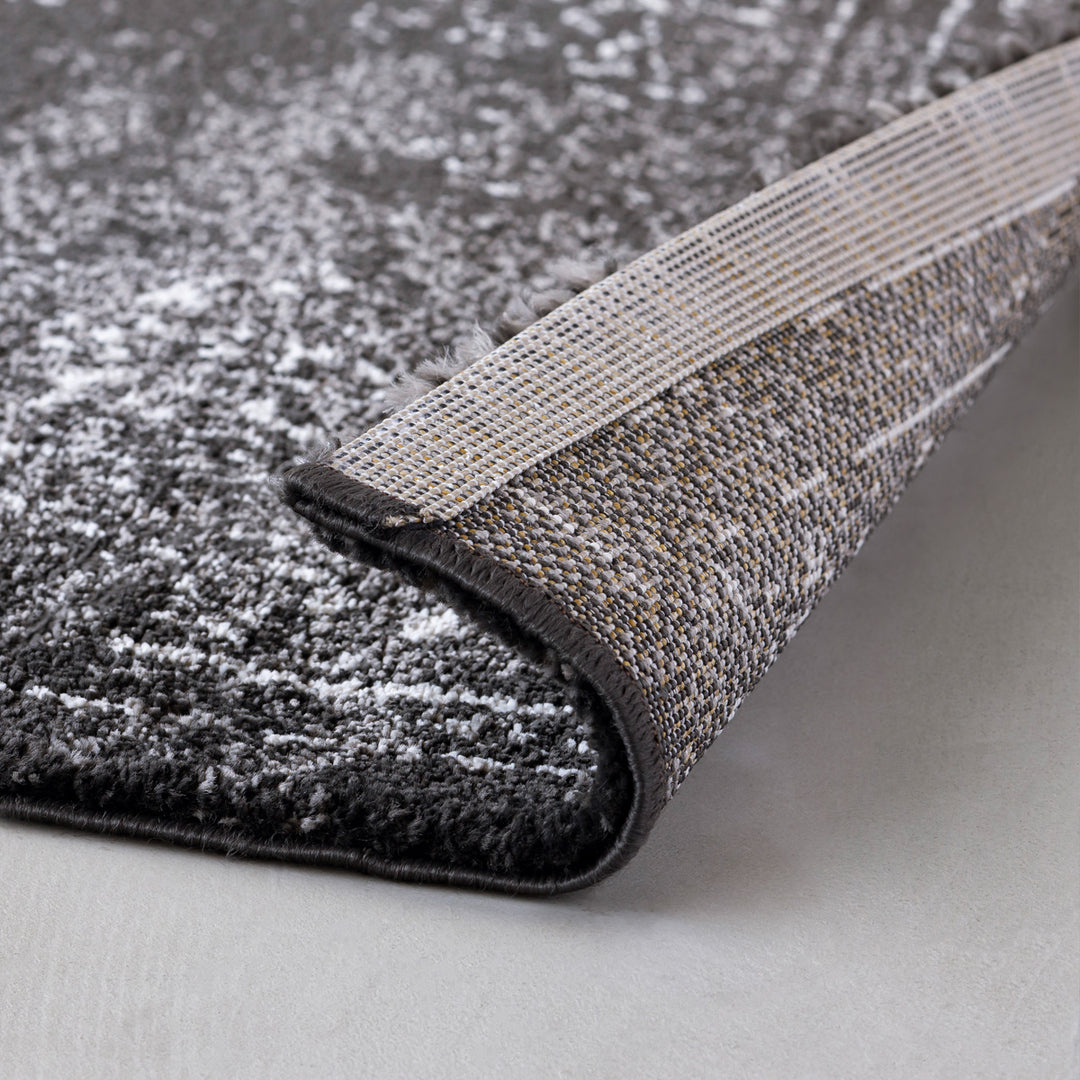 Mystic Monochrome Tribal Rug 120×170 – KANADEMONO