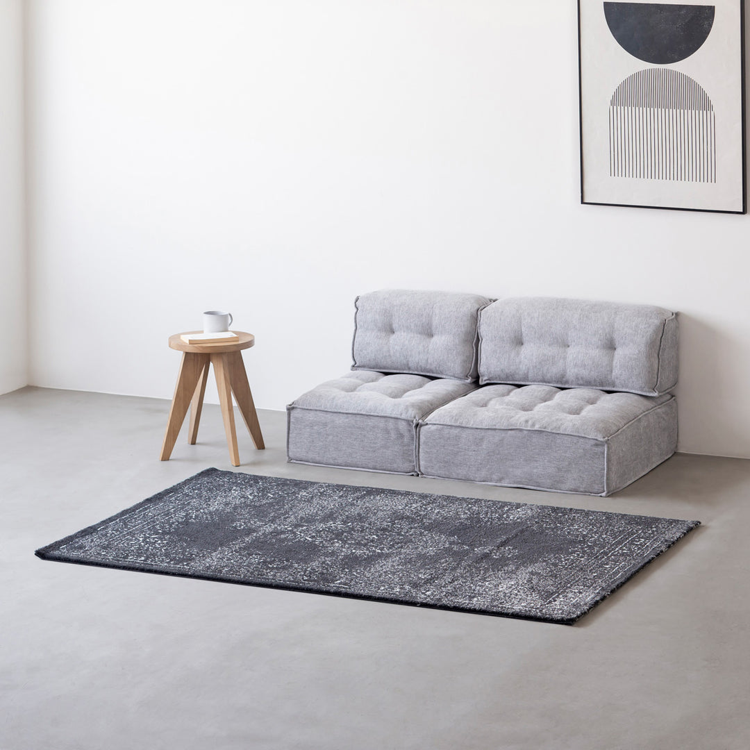 KANADEMONO ラスティック　ハンドメイド キリムラグ　120 ×180 Vintage Moroccan Style Rug 120×180 – KANADEMONO