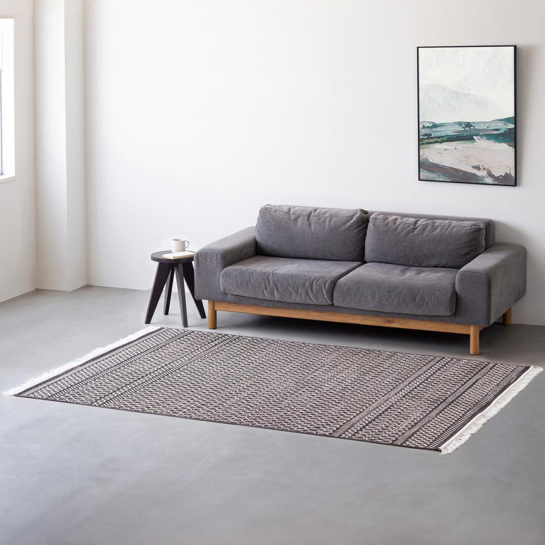 KANADEMONO Rug　160×230 Chain Interlace Modern Rug 160×230 – KANADEMONO