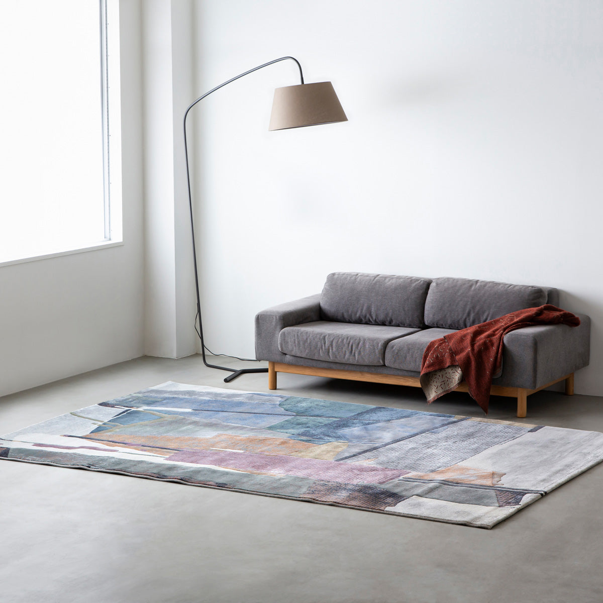 Abstract Chic Art Rug - Overlap – KANADEMONO