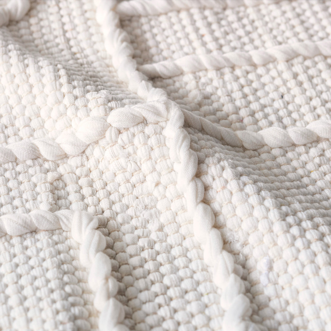 ラグ・カーペット KANADEMONO Handmade Textured Cotton Rug KANADEMONO Handmade Textured Cotton Rug