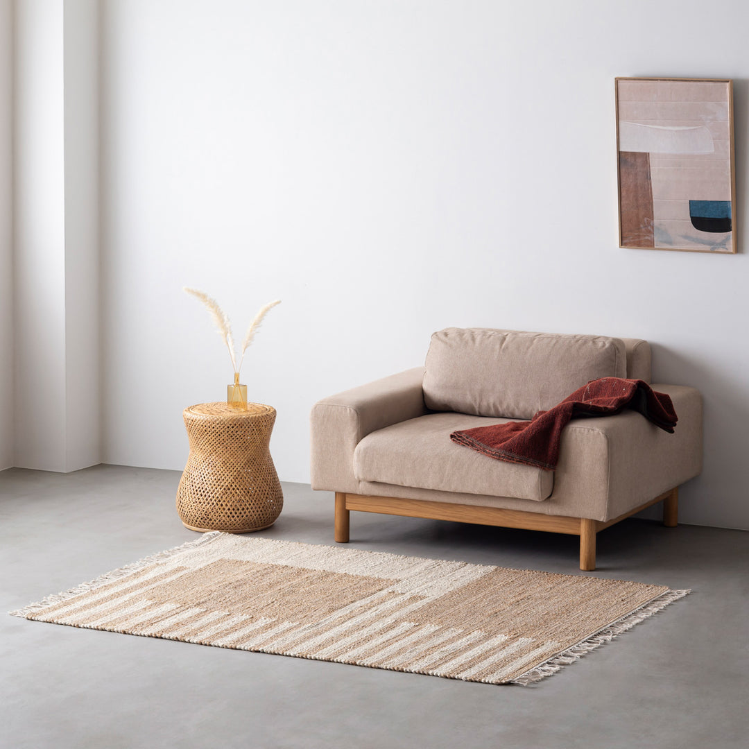 KANADEMONO Rug　160×230 Chain Interlace Modern Rug 160×230 – KANADEMONO